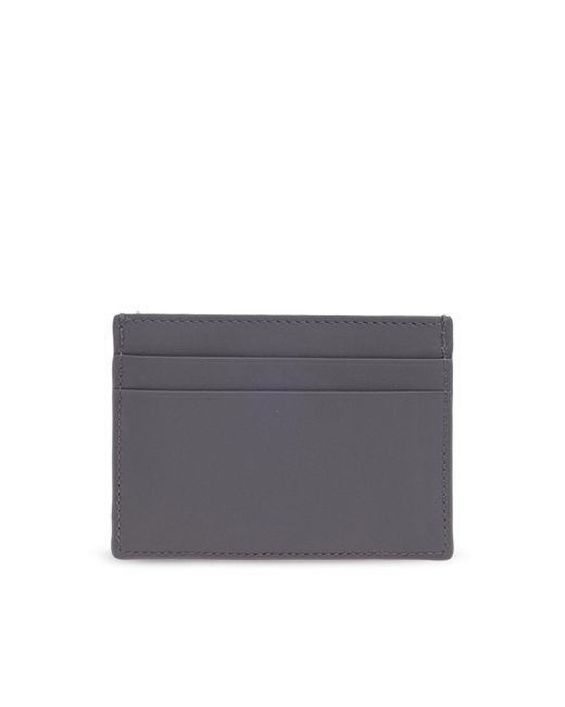 Loewe Purple Leather Card Holder for men