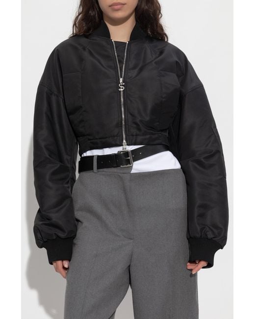 Sportmax Black "Avenue" Bomber Jacket