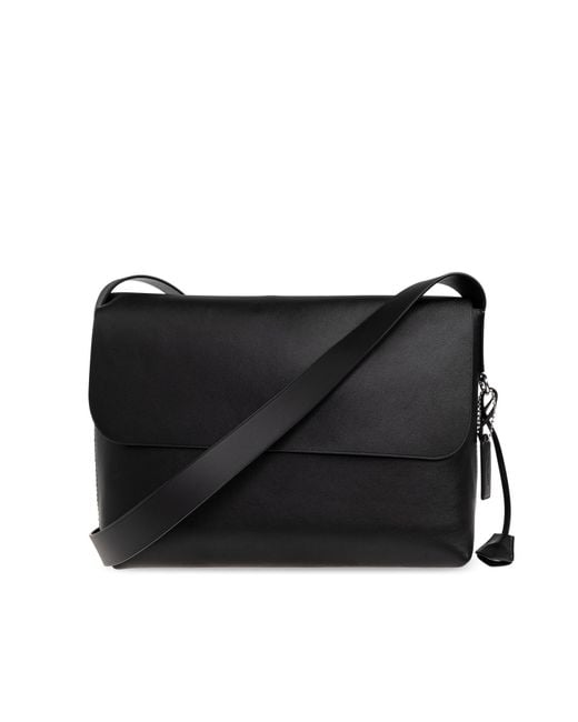 COACH Black Shoulder Bag "Ludlow Messenger" for men