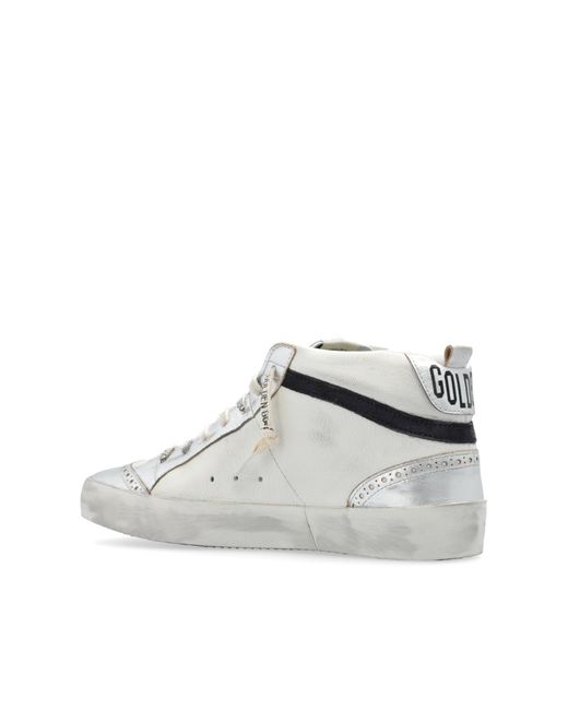 Golden Goose Deluxe Brand White High-top Sneakers 'mid Star Classic',