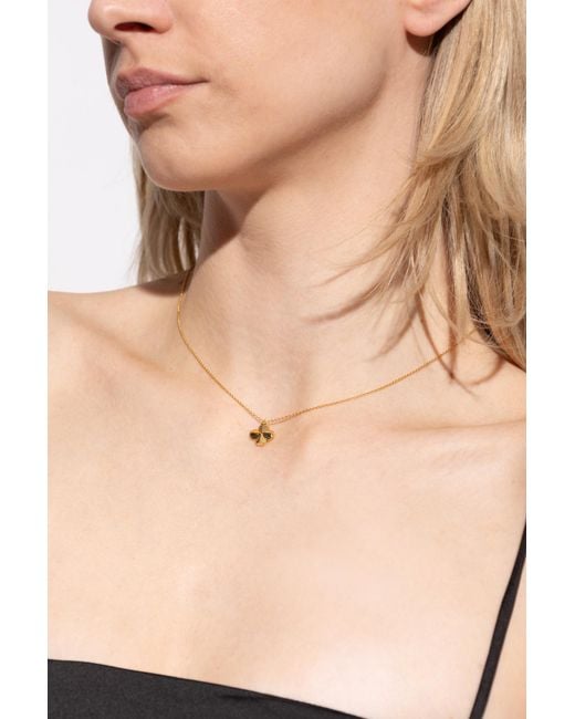 Kate Spade Metallic Necklace With A Pendant