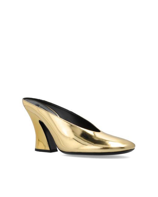 Givenchy Metallic Heeled Mules