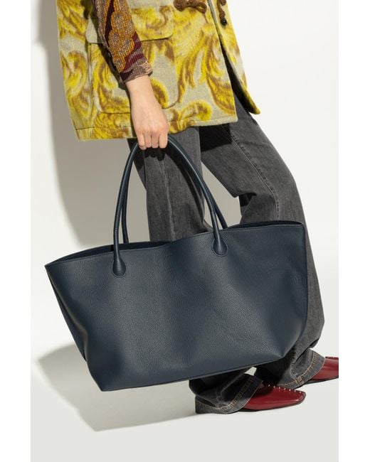 LIE STUDIO Blue Shopper Bag 'The Eva Weekend'