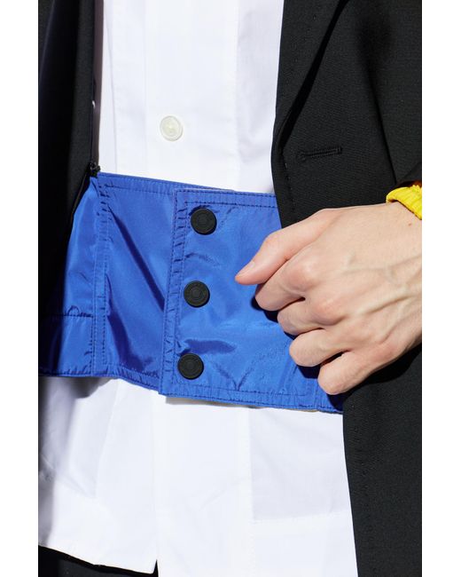 DSquared² Black Wool Blazer With A Single Vent for men