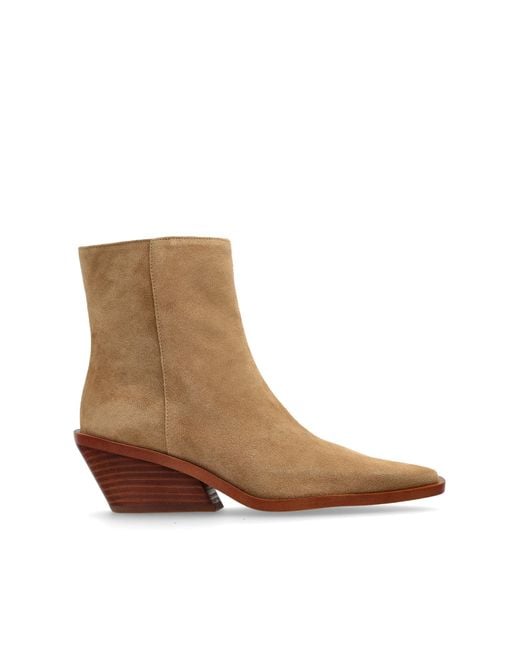 MICHAEL Michael Kors Brown Heeled Ankle Boots 'Nash'