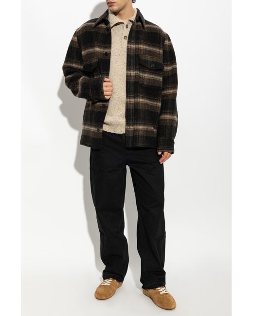 Isabel Marant Black Jacket "Kervon" for men