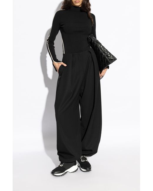 Roger Vivier Black 'Viv' Run' Sneakers