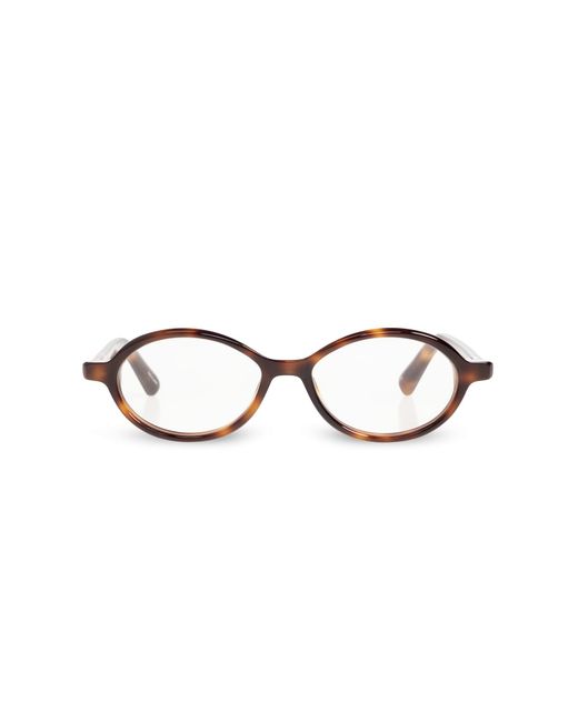 Jacquemus Brown Corrective Glasses