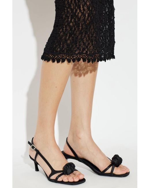 ROTATE BIRGER CHRISTENSEN Black Heeled Sandals