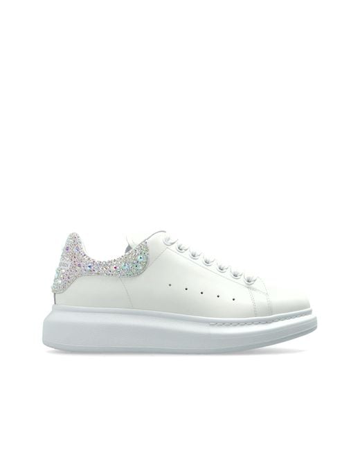 McQueen White 'Oversized' Sports Shoes