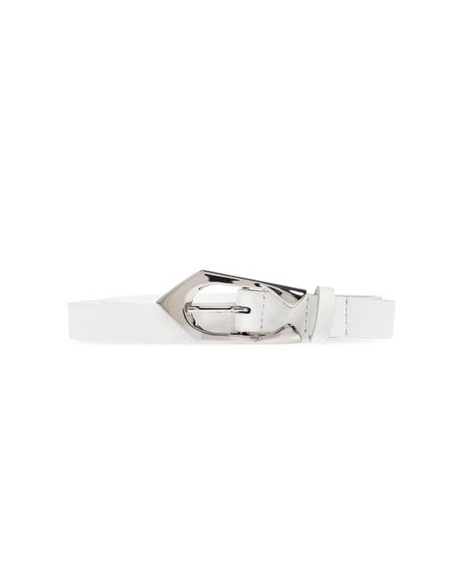 IRO White Leather 'Cuff' Belt