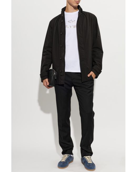 Paul & Shark Black Insulated Jacket for men