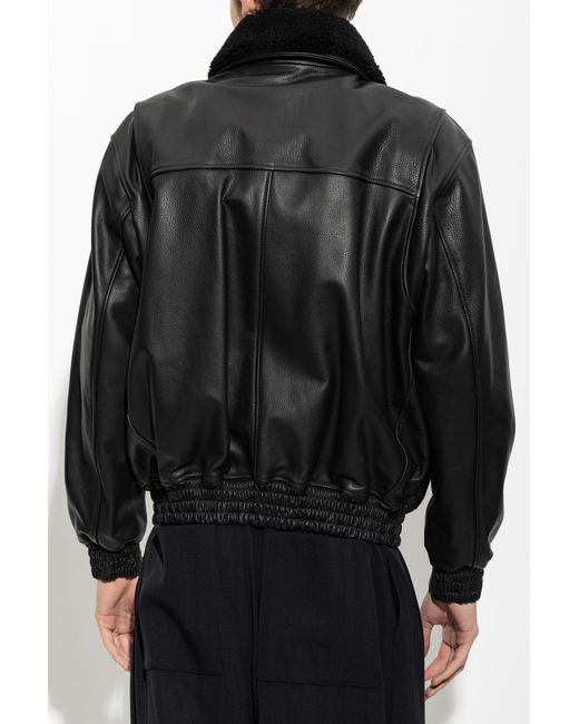 Arma Black Leather Jacket 'Bari' for men