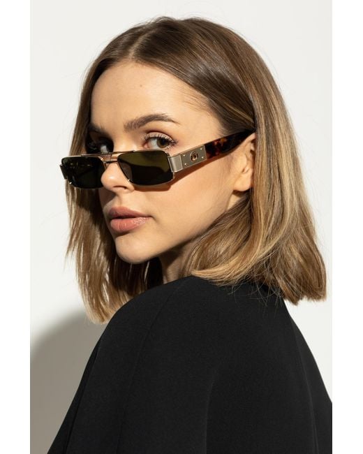 Linda Farrow Green Sunglasses