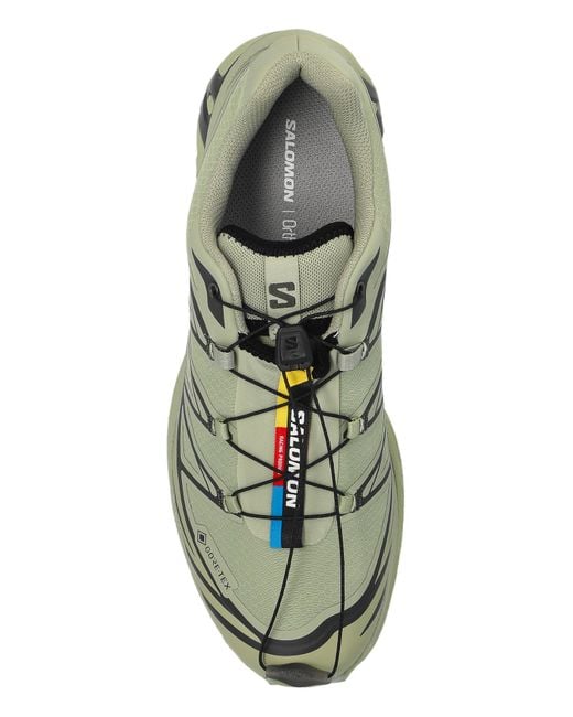 Salomon Green Sports Shoes "Xt-6 Gtx" for men
