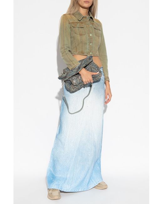 DIESEL Blue Maxi Skirts