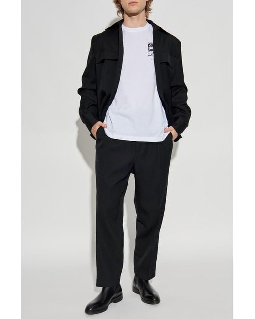 Paul Smith White T-Shirt With Colorful Print for men