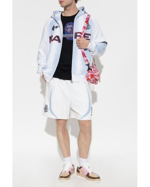 A Bathing Ape White Hoodie for men