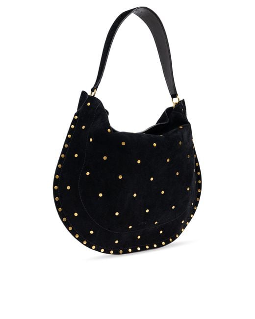 Isabel Marant Black "Oskan Hobo Soft" Shoulder Bag