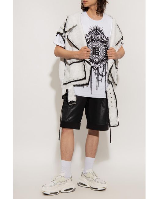 Balmain Denim Shorts in Black for Men 