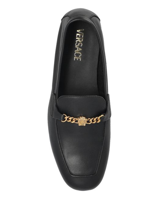 Versace Black Loafers Type Shoes