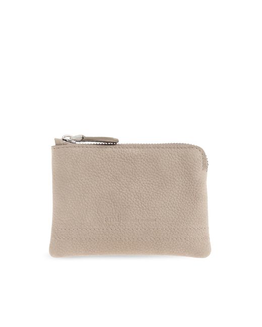 AMI Natural Leather Wallet