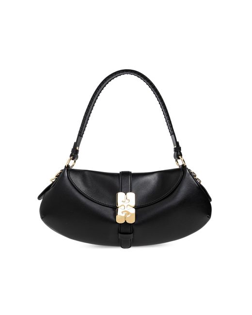 Ganni Black Shoulder Bag 'B-Kat'