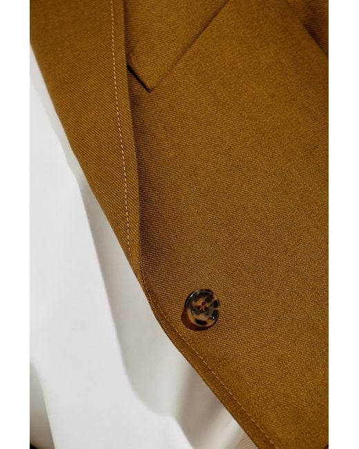 Max Mara Natural Linen Blazer Gug