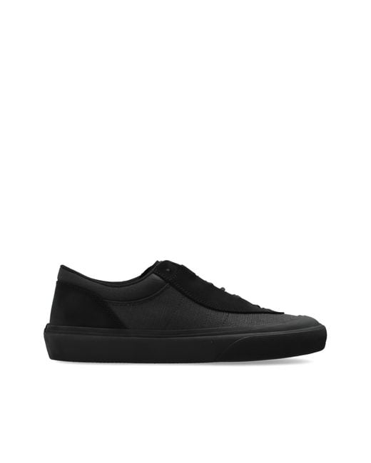 Stone Island Black Sports Shoes With Logo for men