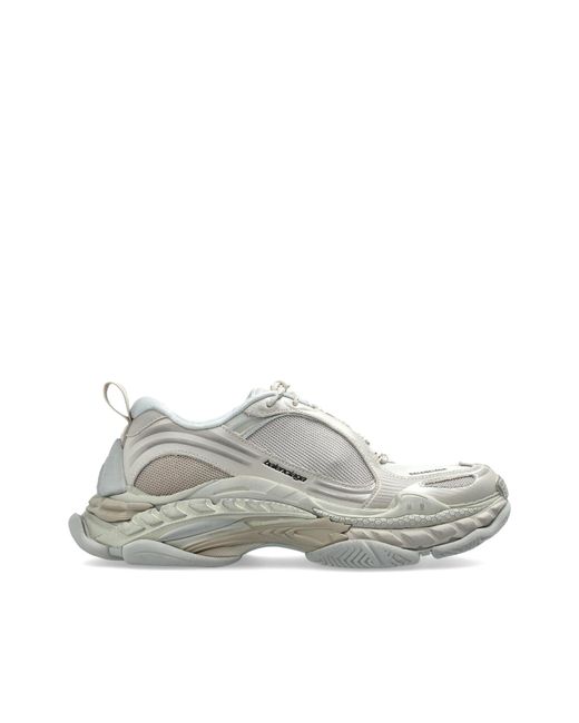Balenciaga Gray 'Triple S 2' Sports Shoes