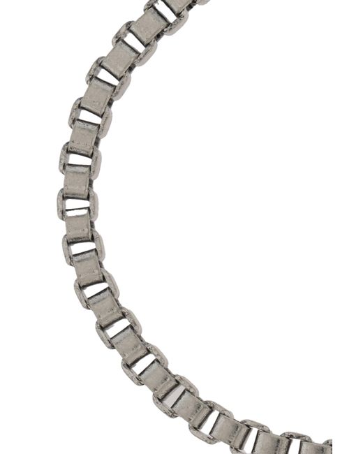 AllSaints Metallic Brass Bracelet for men