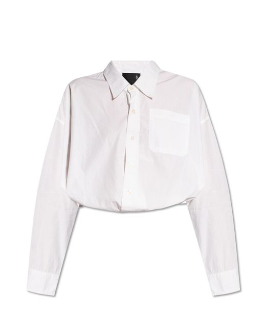 R13 White Cotton Shirt,