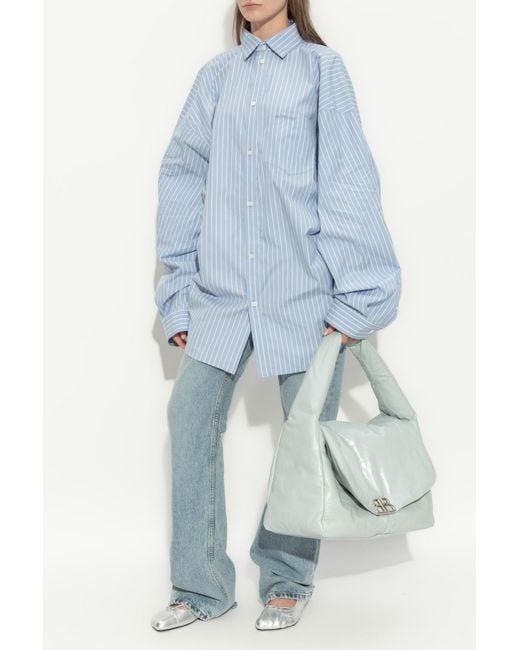 Balenciaga Blue Jeans With A 'Vintage' Effect