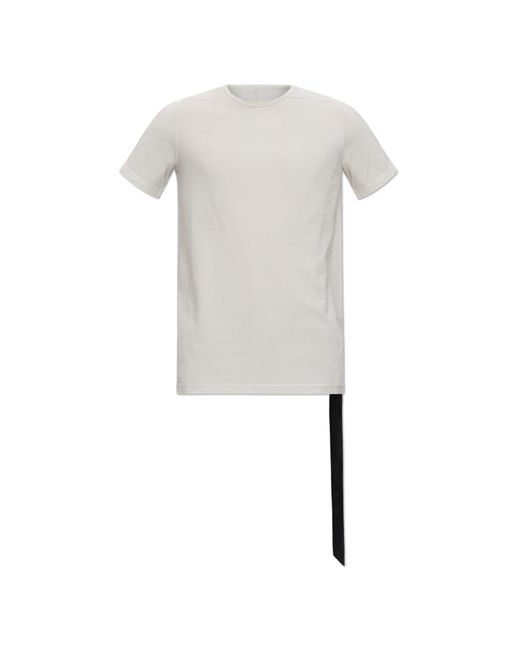 Rick Owens White T-Shirt 'Level T' for men