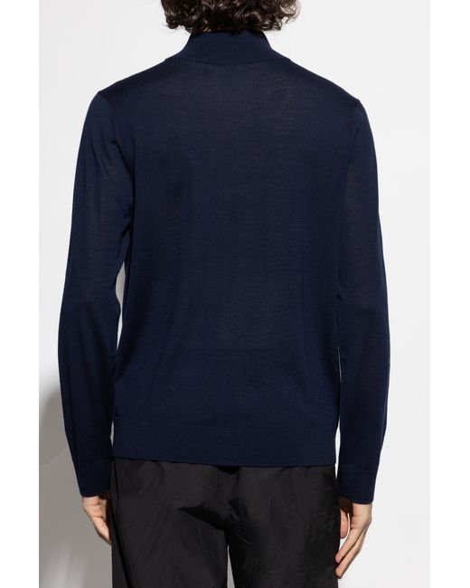 Paul Smith Black Wool Sweater for men