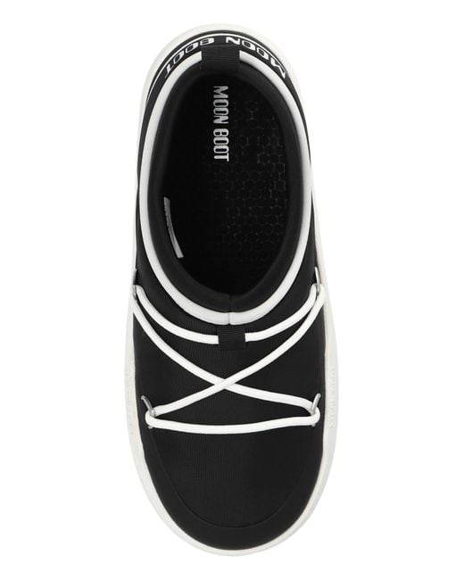 Moon Boot Black Snow Boots 'Park Icon' for men