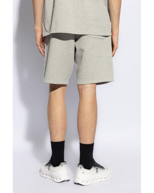 AMI White Organic Cotton Shorts, for men