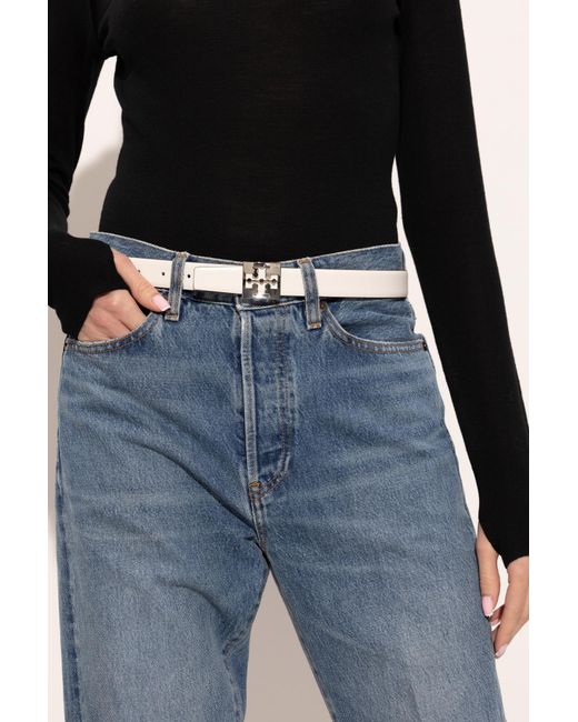 Tory Burch Natural Double-Sided Belt