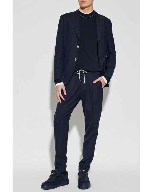 Eleventy Blue Wool Suit for men