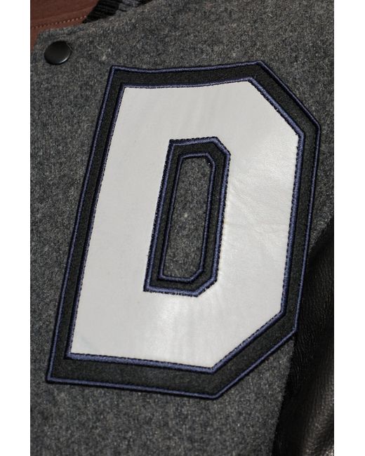 DIESEL Black "L-Arry" Bomber Jacket for men