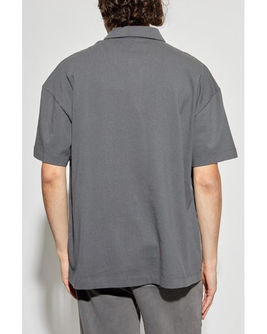 AllSaints Gray Polo "Xander" for men