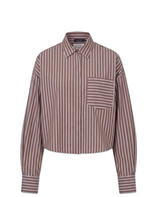Rag & Bone Brown Oversize Top