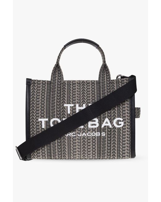 Marc Jacobs 'the Monogram Medium' Shopper Bag in Black | Lyst