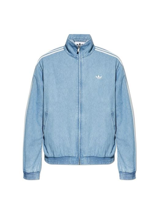 Adidas Originals Blue Sweatshirt With Logo for men