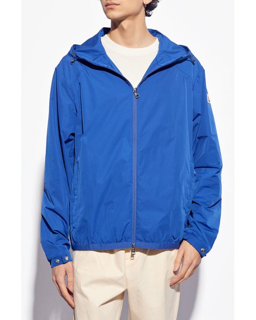 Moncler Blue 'Clapier' Rain Jacket for men