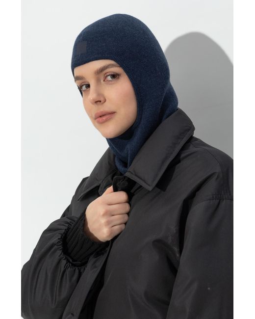 Acne Blue Wool Balaclava
