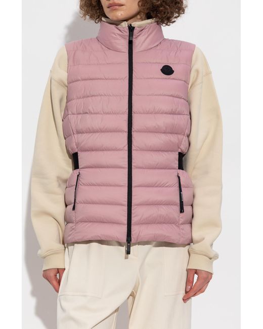 Moncler Pink Valmarie Down Vest