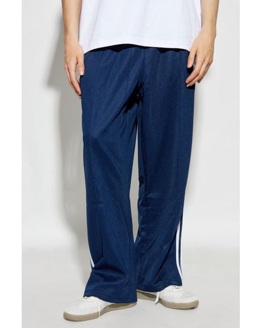 Adidas Originals Blue Sweatpants With Embroidered Logo for men