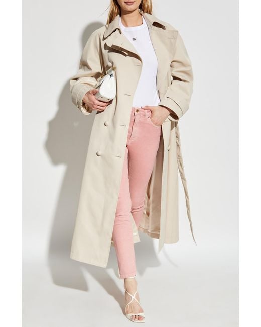 Dolce & Gabbana Pink Jeans With Logo