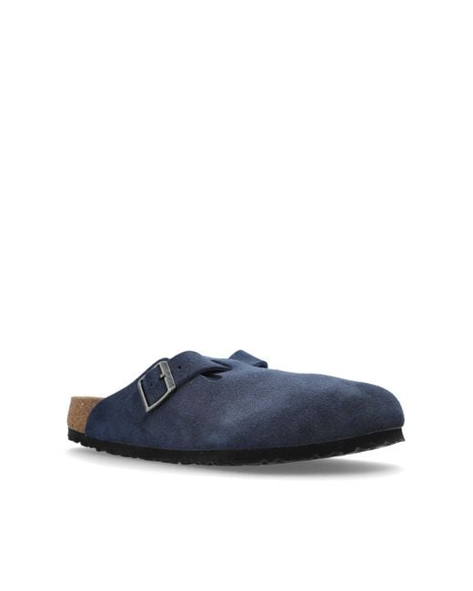 Birkenstock Blue Clogs "Boston Bs" for men